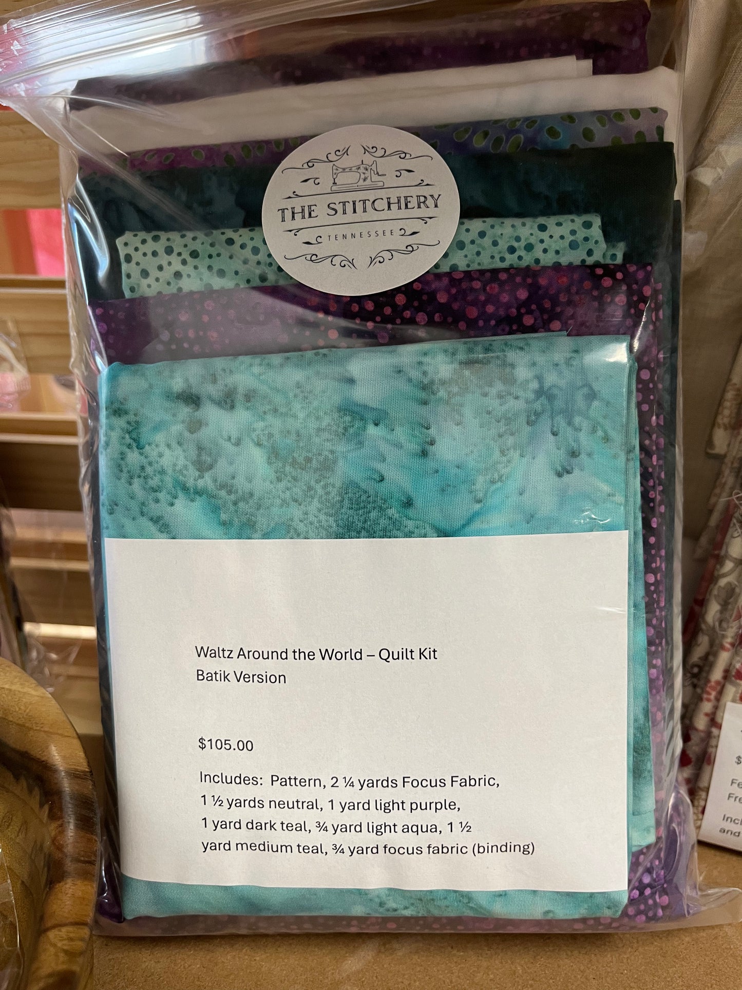 Waltz Around the World Quilt Kit