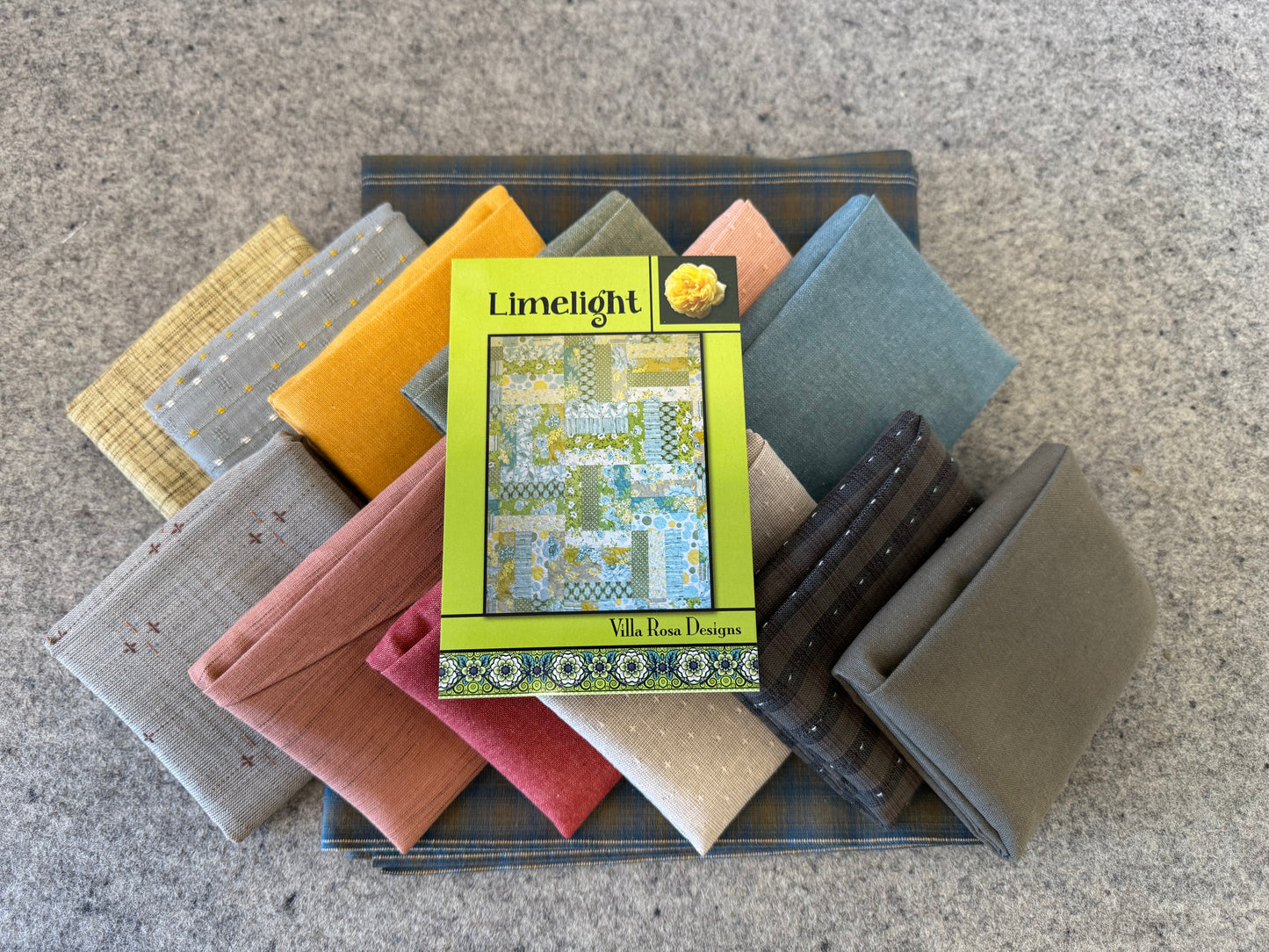 Limelight Quilt Kit with Diamond Textiles Fabric