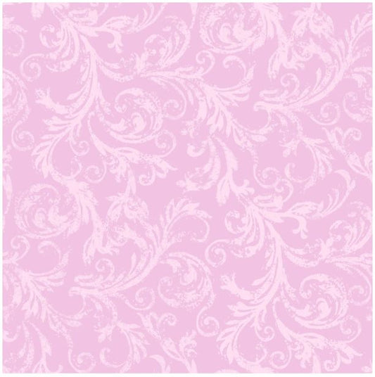 Sugar Lilac - Pink, Scroll - PER 1/4 YARD