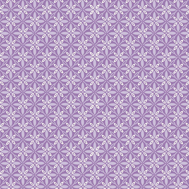 Kimberbell Basics - Tufted, Purple - PER 1/4 YARD
