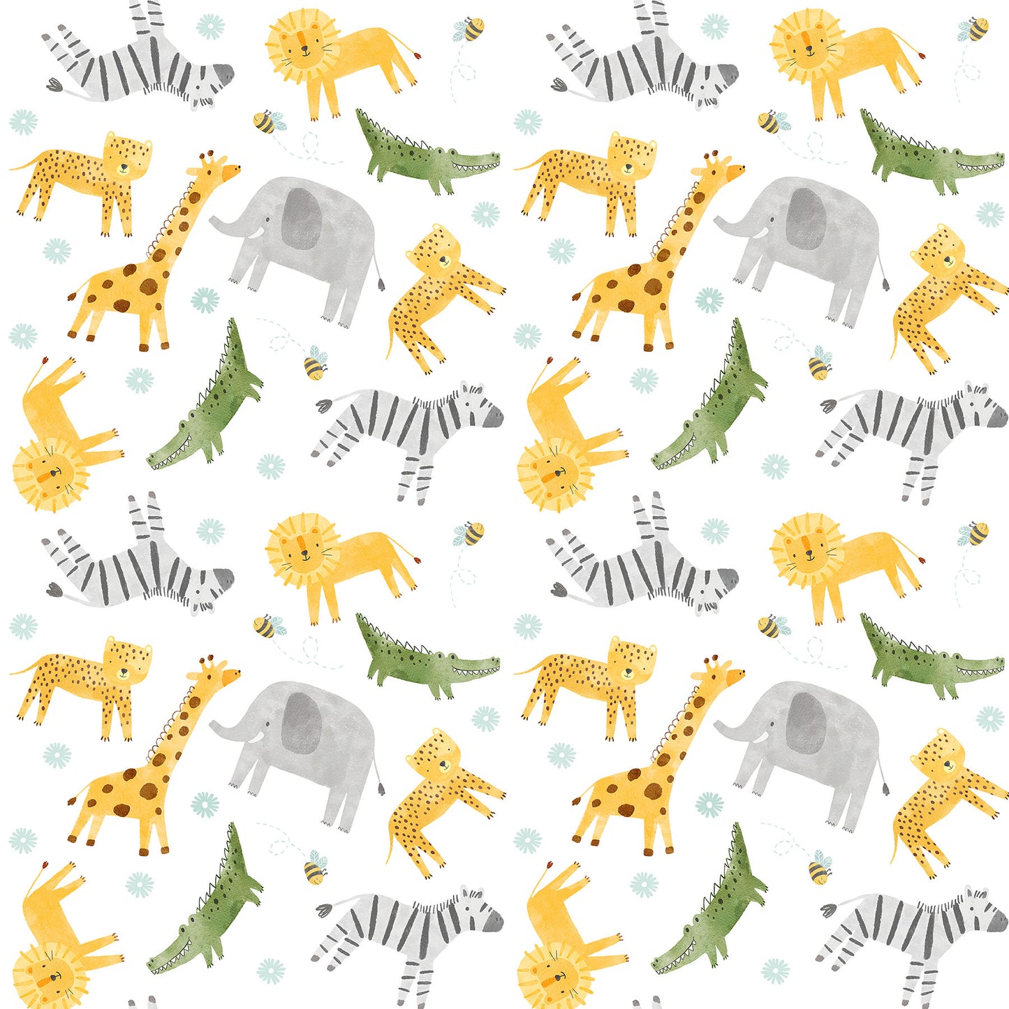 Sunny Safari - Minky Pillow Panel Kit