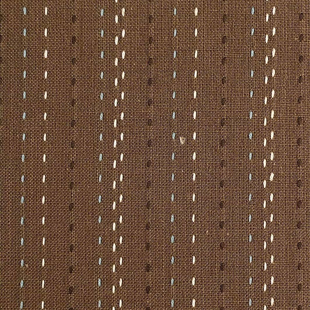 Nikko Geo - Stitches, Brown 4661 - PER 1/4 YARD