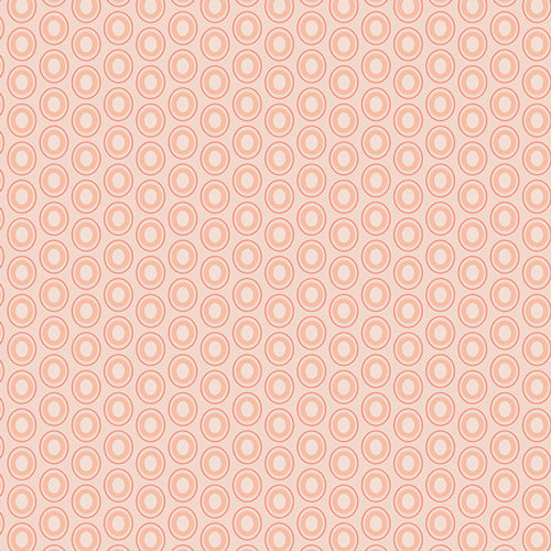 Oval Elements - Peach Dust - PER 1/4 YARD
