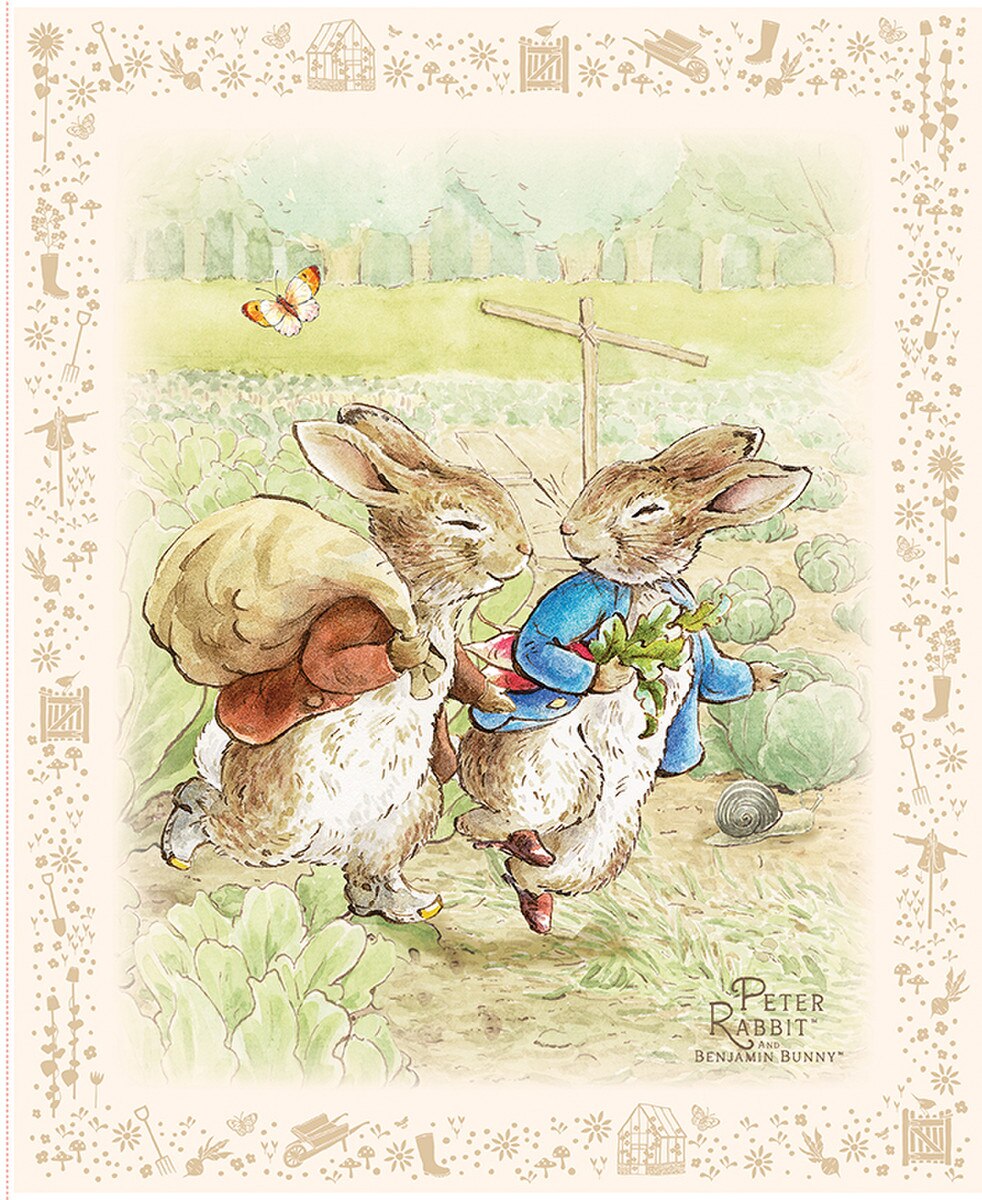 Peter Rabbit & Benjamin Bunny Panel