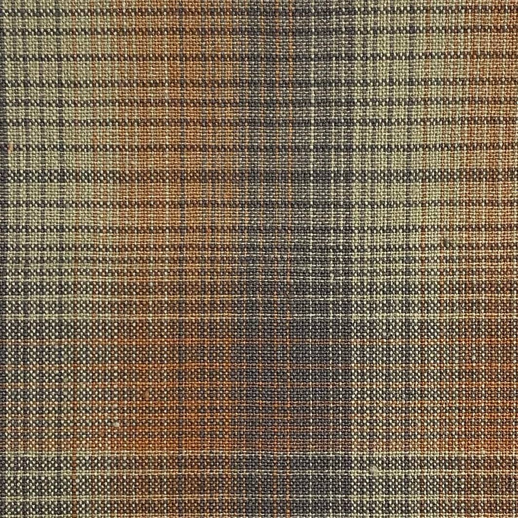 Primitive Rustic - Woven Elements, Orange Plaid 756 - PER 1/4 YARD