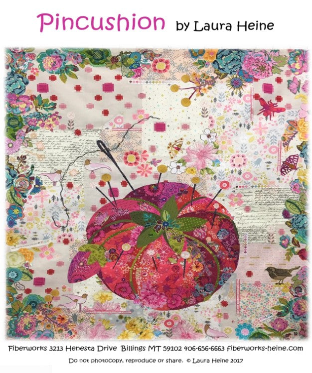 Pincushion Collage Pattern by Laura Heine