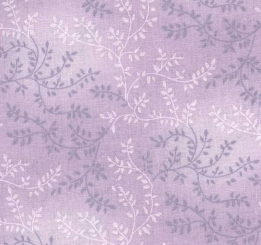 Purple Lilac Leaf 108" Wide Back