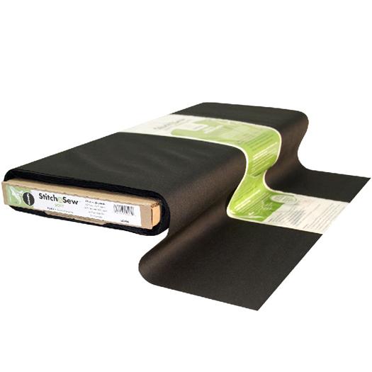 Stitch n Sew Soft Sew-in Interfacing, Woven, 22", Black - PER 1/4 YARD