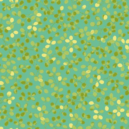 Greenhouse Garden - Shrubs, Green - PER 1/4 YARD