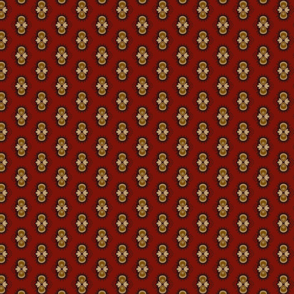 Lily's Locket - Bonnet Bow, Red - PER 1/4 YARD