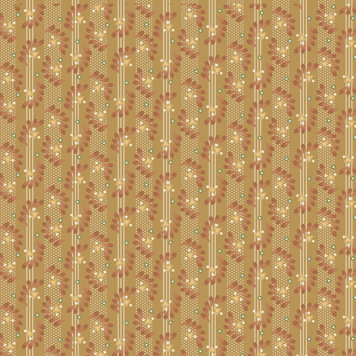 Front Porch - Railings, Gold - PER 1/4 YARD