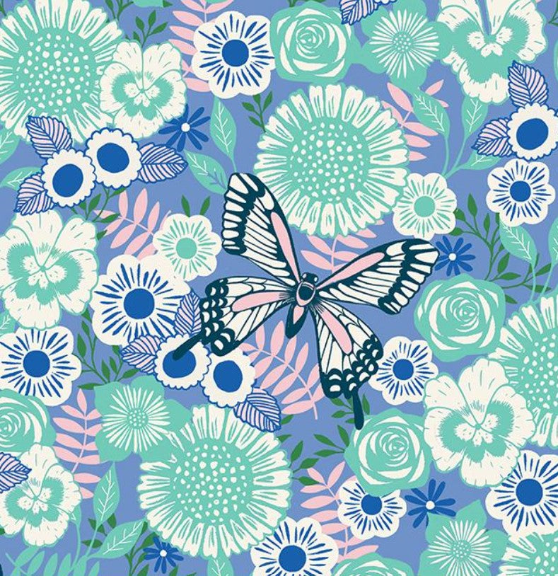 Backyard - Butterfly - Garden Droid - PER 1/4 YARD