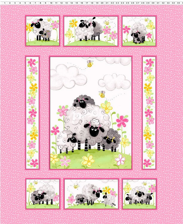 Lal the Lamb Mama Lal 36" Quilt Panel