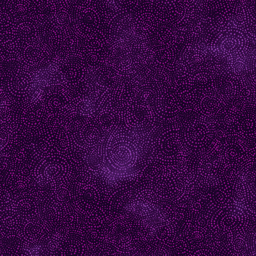 108" Solstice Flannel Serene Swirls - Purple BY THE QUARTER YARD