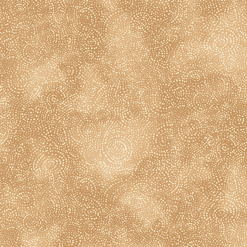 108" Solstice Flannel Serene Swirls - Tan BY THE QUARTER YARD