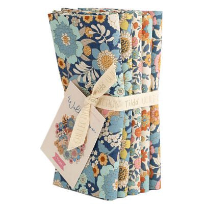 Tilda Sanctuary Fat Quarter Bundle (5 FQs) - Blue