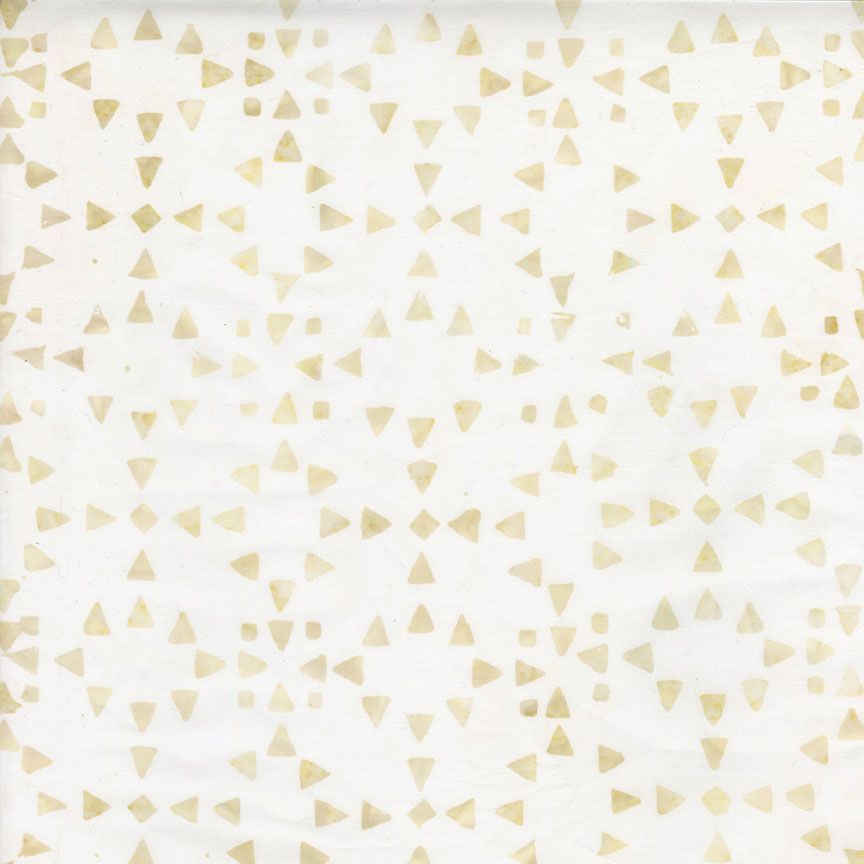 Tonga Linen - Triangle Patterns, Antique - PER 1/4 YARD