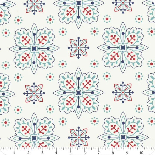 Lori Holt Americana, Raindrop Parade - Wide Back 108"