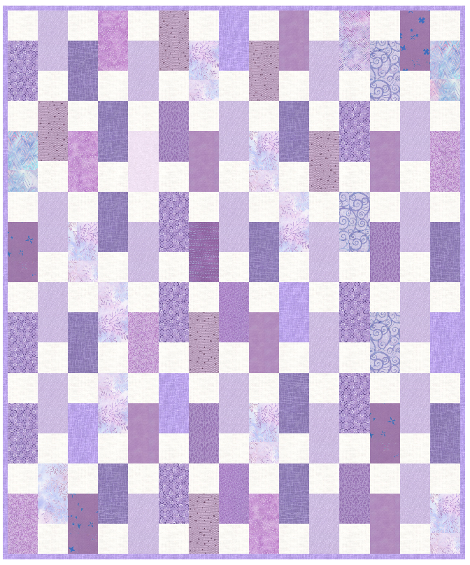 Baby Bricks Quilt - printed pattern