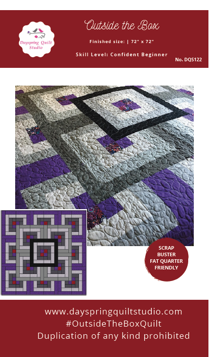 Outside the Box Quilt -  Printed Pattern