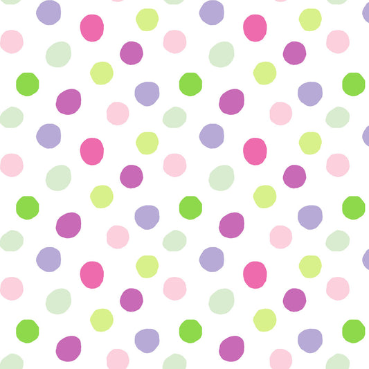 Flannel, Big Dot Green - PER 1/4 YARD