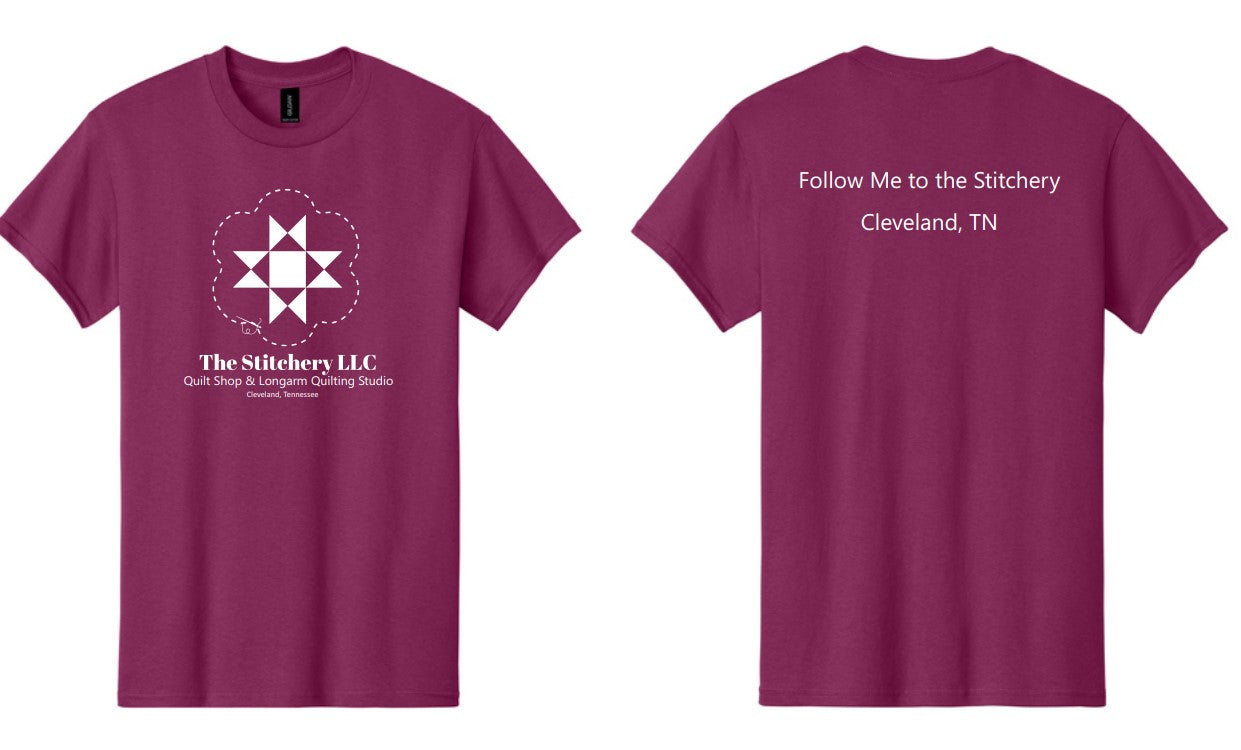 The Stitchery Logo T-Shirt - Plum