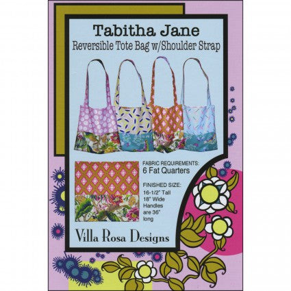 Tabitha Jane Reversible Tote Bag  Pattern