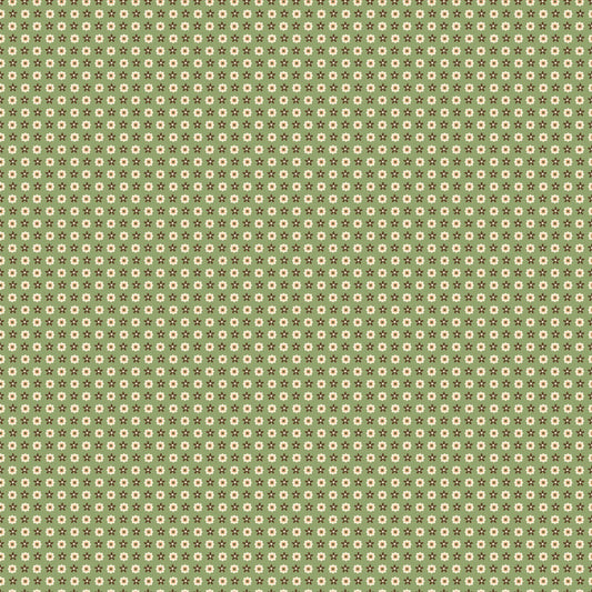 Coneflower Corral - Bandana, Olive - PER 1/4 YARD