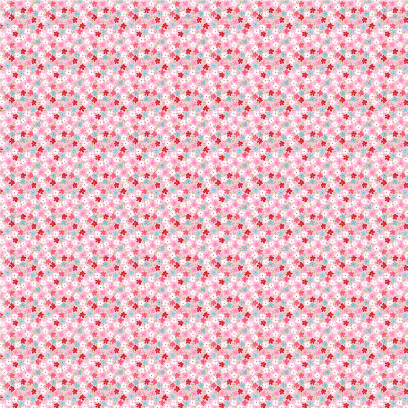 Smitten Chicken - Wild Phlox, Pink - PER 1/4 YARD