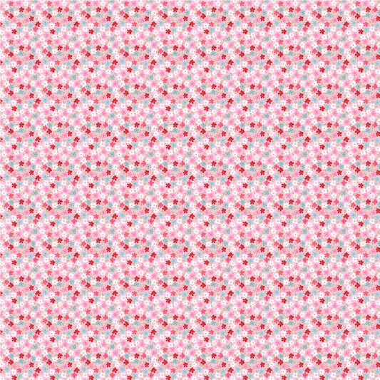 Smitten Chicken - Wild Phlox, Pink - PER 1/4 YARD