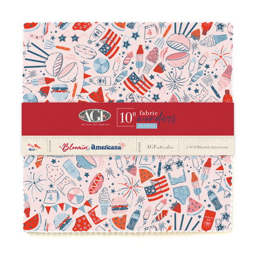 Bloomin' Americana - 10" Squares (42 pcs)