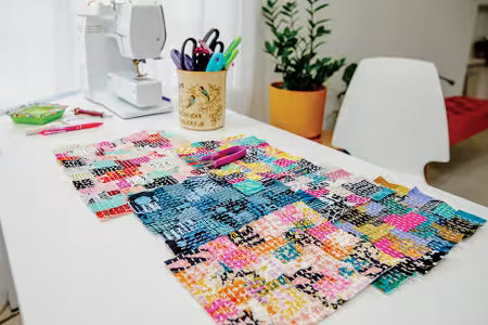 Patchwork Sashiko book