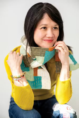 Patchwork Sashiko book