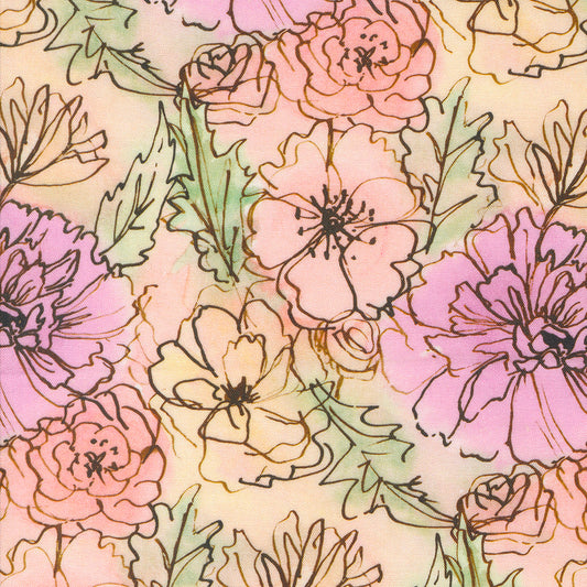 Blooming Lovely - Petal Bouquet - PER 1/4 YARD