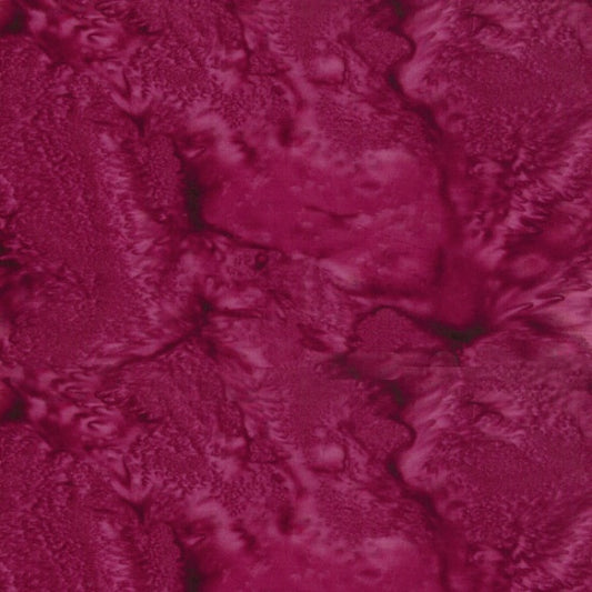 Bali Watercolors - Burgundy - PER 1/4 YARD