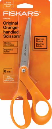 Fiskars All Purpose Bent Right Handed Scissors 8"