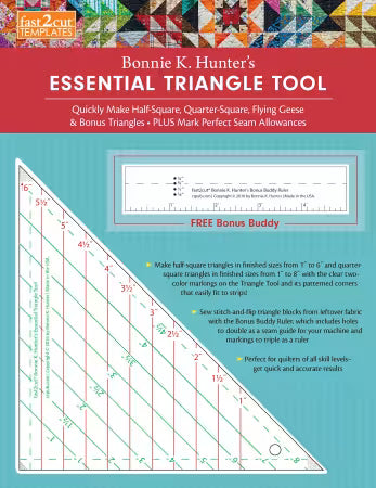 Fast2Cut Bonnie Hunter Essential Triangle Tool