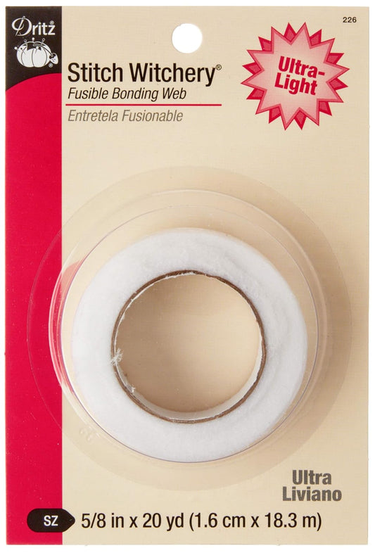 Dritz Stitch Witchery, Ultra Light, 5/8" x 20yd