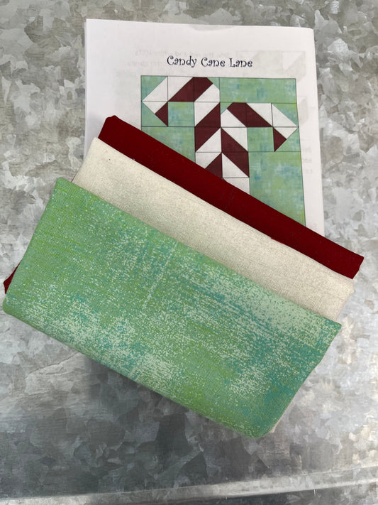 Candy Cane Lane Block Kit (Fall Quilt Qrawl)