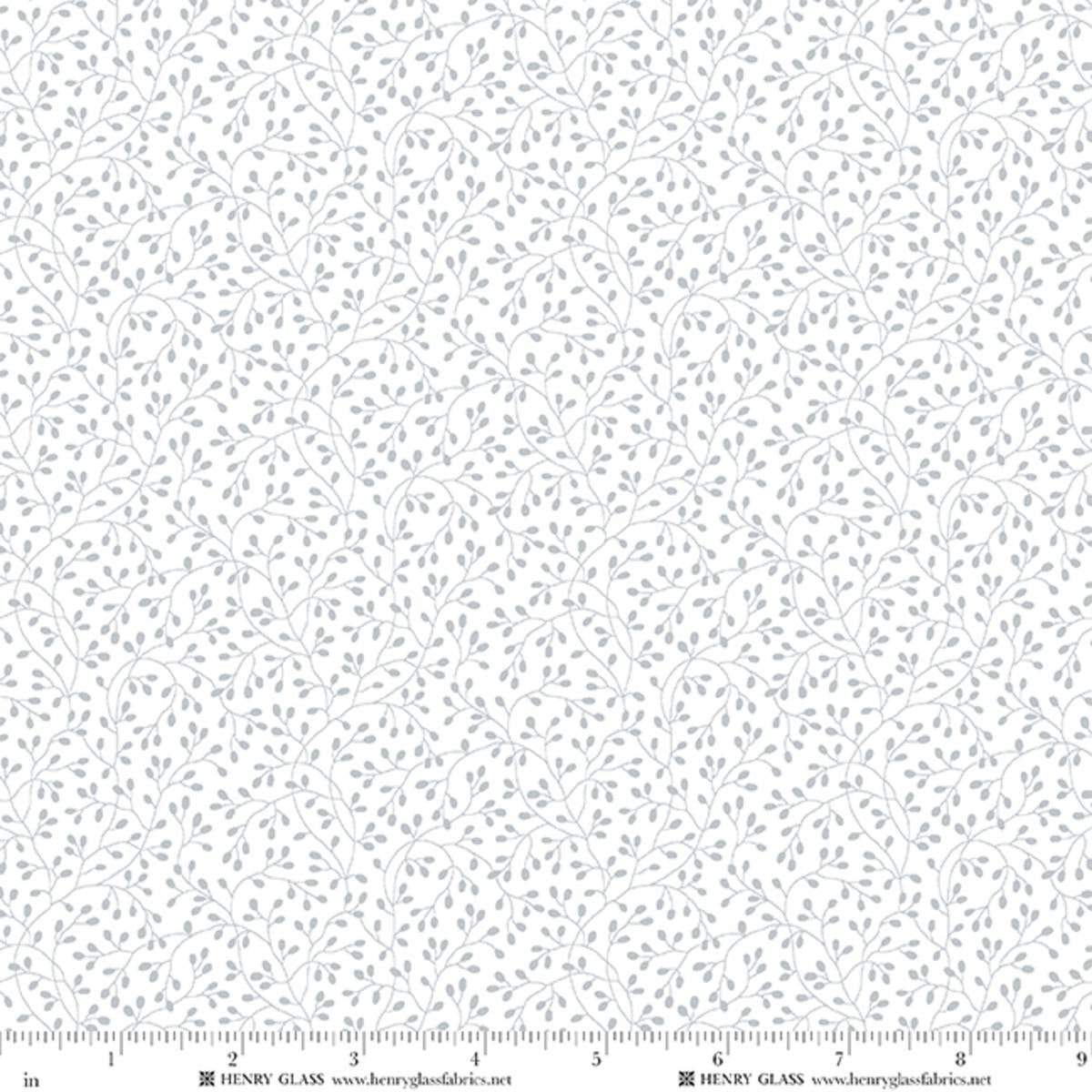 Best of Quilter's Flour - Vines, White on White - PER 1/4 YARD