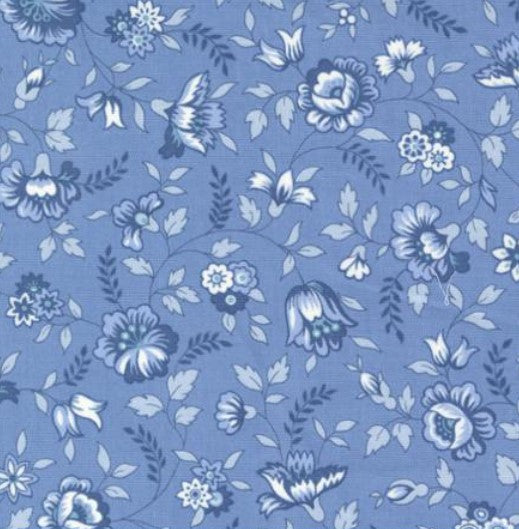 Blueberry Delight - Cornflower Blueberry Fields - PER 1/4 YARD