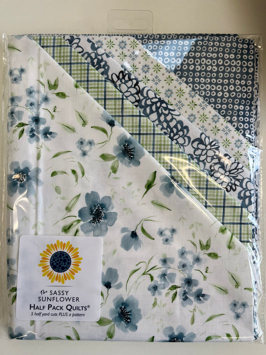 Sassy Sunflower Half Pack - Peace & Wildflowers Blue/Green