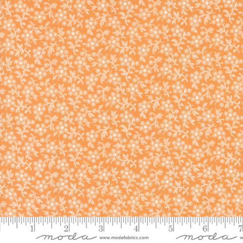 Denim & Daisies - Small Flowers, Butterscotch - PER 1/4 YARD