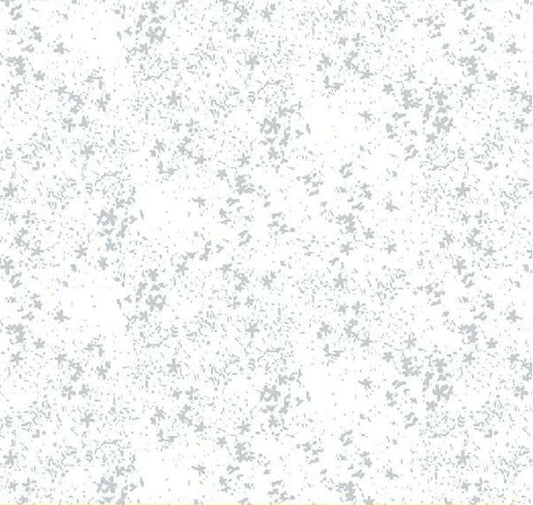 Maker's Collage -  Star Flower, Fog - PER 1/4 YARD