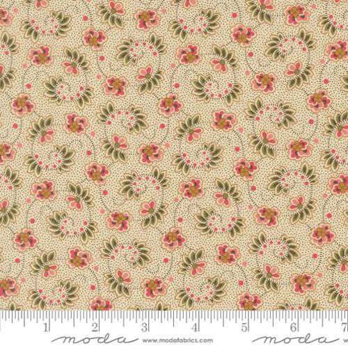Collections - Unity, Waltz Florals, Ivory - PER 1/4 YARD