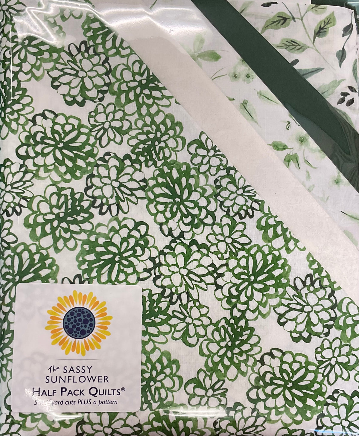 Sassy Sunflower Half Pack - Peace & Wildflowers Green 2