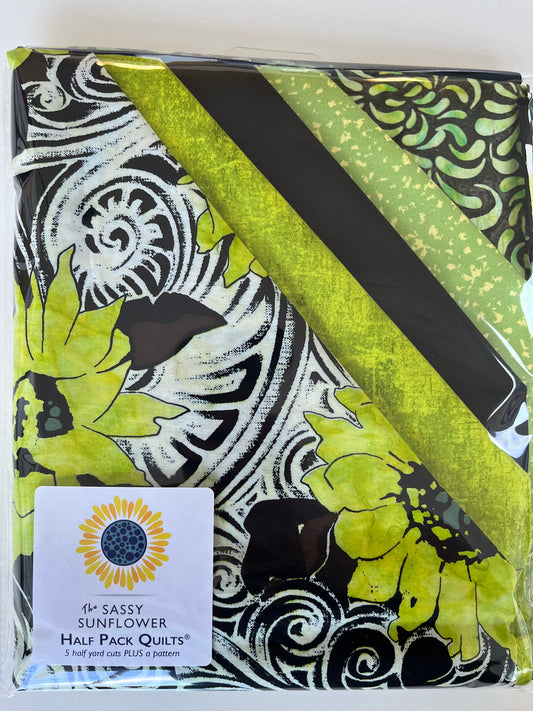 Sassy Sunflower Half Pack - Decorative Carving Green