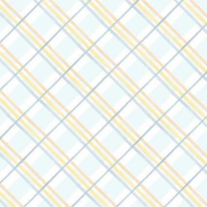 Bunny Love - Lines, Blue - PER 1/4 YARD