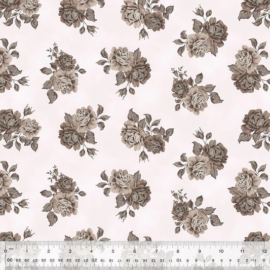 Dwell - Bundled Paris, Cream - PER 1/4 YARD