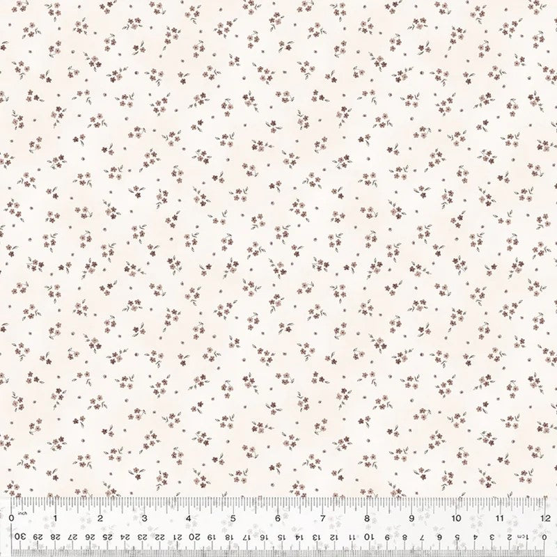 Dwell - Dainty Dab, Cream - PER 1/4 YARD